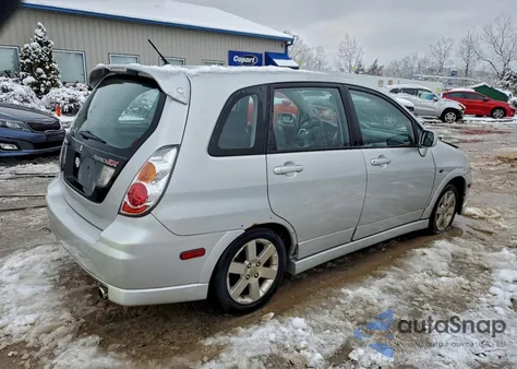 2005 Suzuki Aerio Sx из США, поврежденный, VIN JS2RC61H455302154
